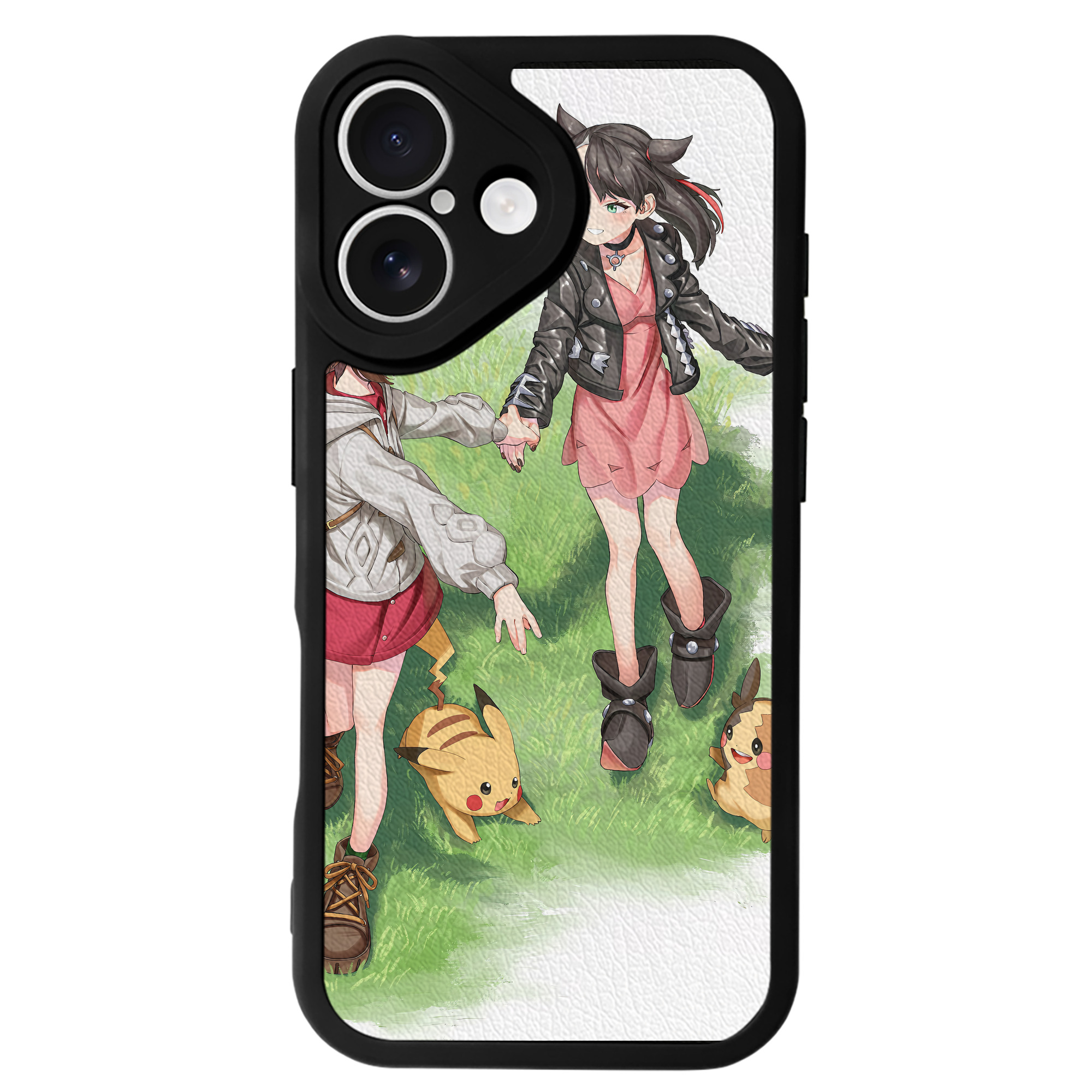 （画像用） ポケットモンスター Pokémon 【iPhone 16シリーズ対応】シリコンスマホケース（レザー調） 材質：シリコン